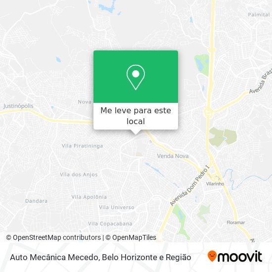 Auto Mecânica Mecedo mapa