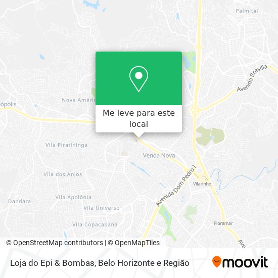 Loja do Epi & Bombas mapa