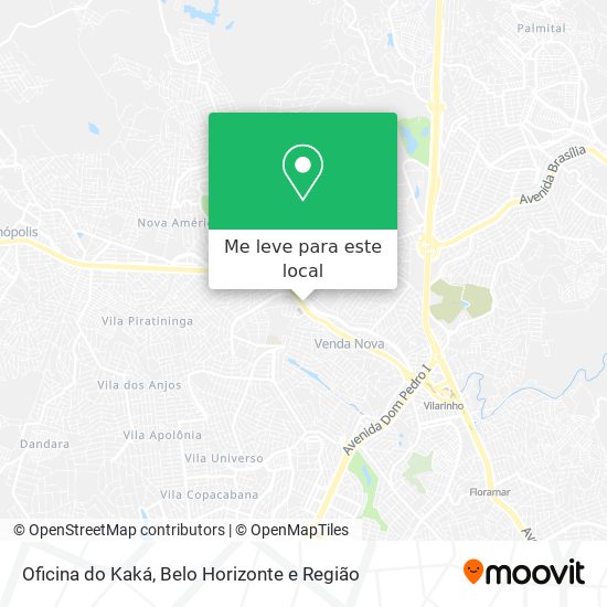 Oficina do Kaká mapa