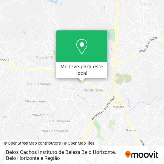 Belos Cachos Instituto de Beleza Belo Horizonte mapa