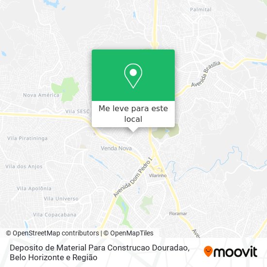 Deposito de Material Para Construcao Douradao mapa