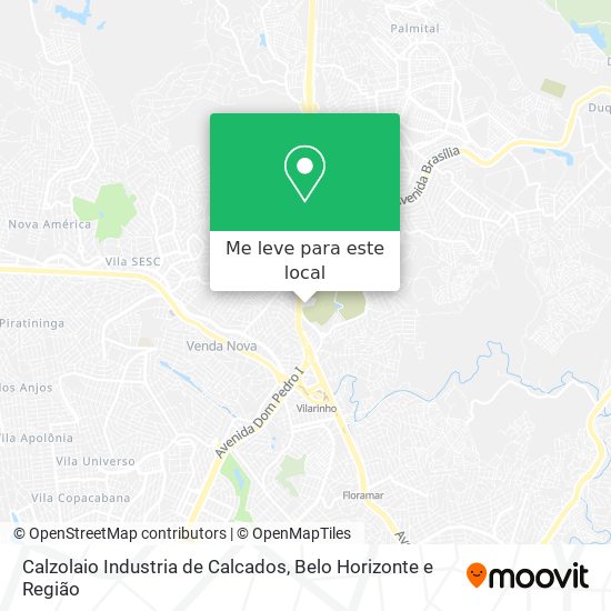 Calzolaio Industria de Calcados mapa