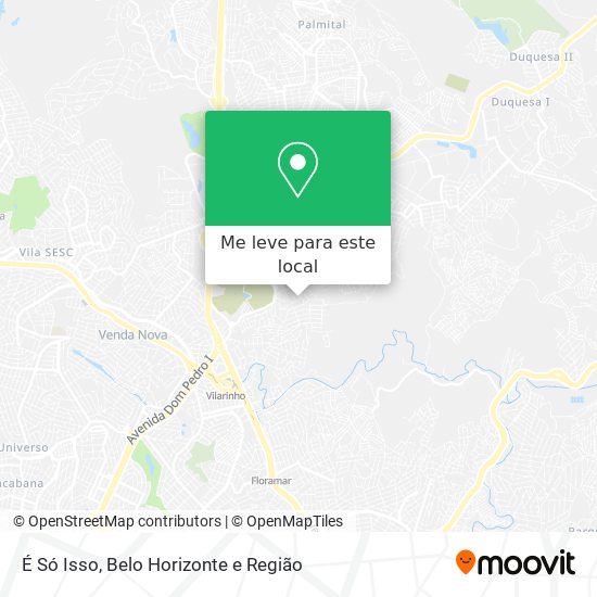 É Só Isso mapa