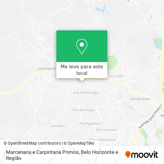 Marcenaria e Carpintaria Primos mapa