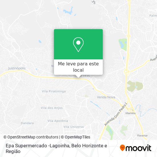 Epa Supermercado -Lagoinha mapa
