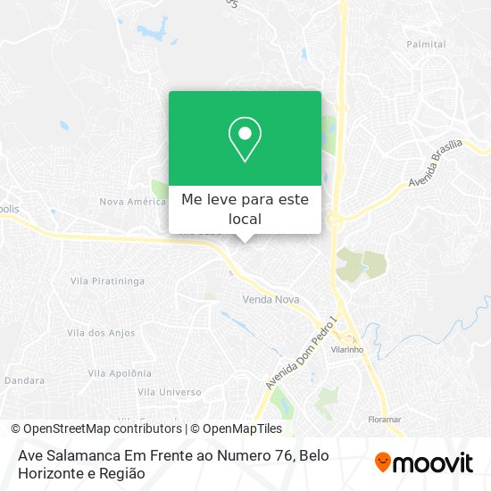 Ave Salamanca Em Frente ao Numero 76 mapa