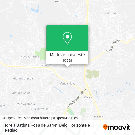 Igreja Batista Rosa de Saron mapa
