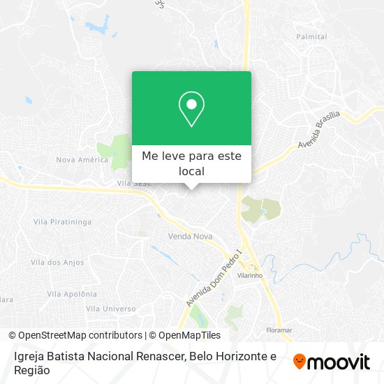 Igreja Batista Nacional Renascer mapa