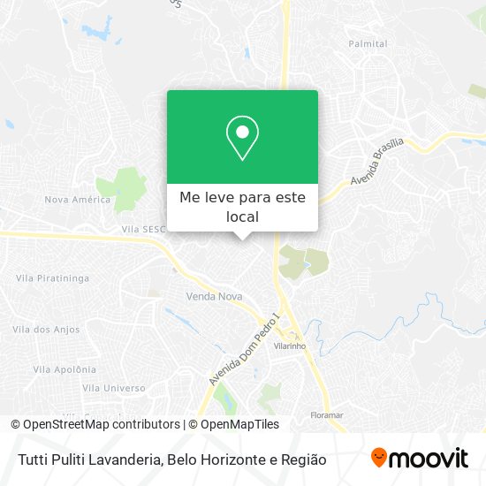 Tutti Puliti Lavanderia mapa