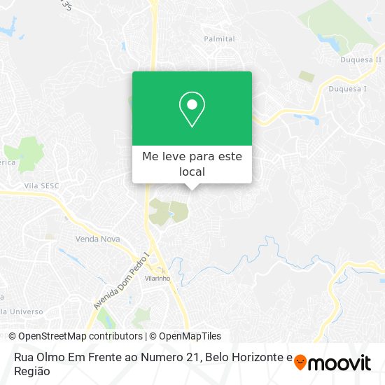 Rua Olmo Em Frente ao Numero 21 mapa