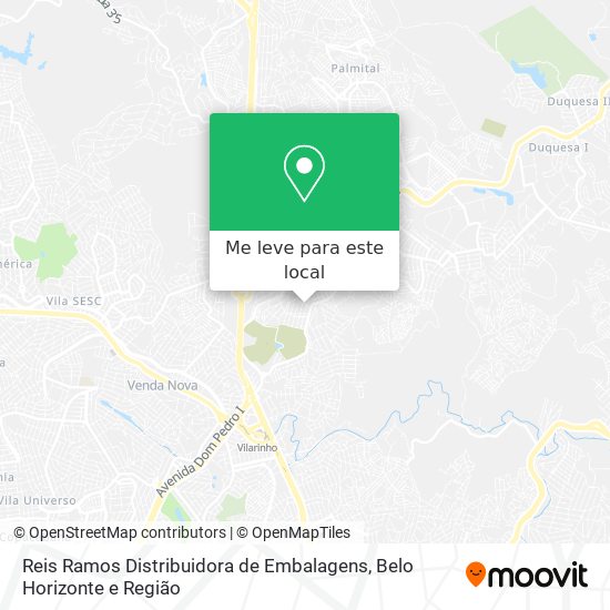 Reis Ramos Distribuidora de Embalagens mapa