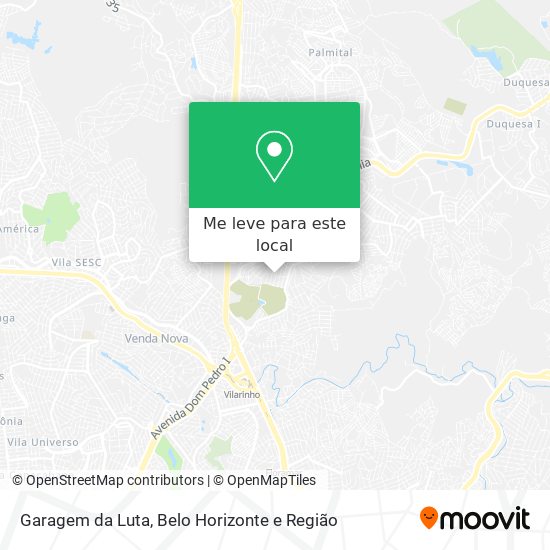 Garagem da Luta mapa