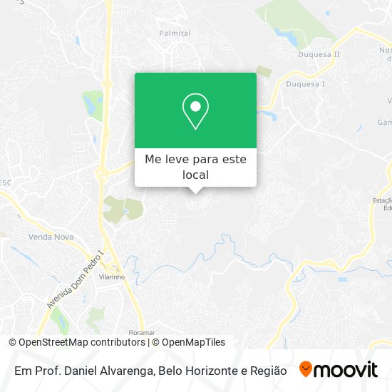 Em Prof. Daniel Alvarenga mapa