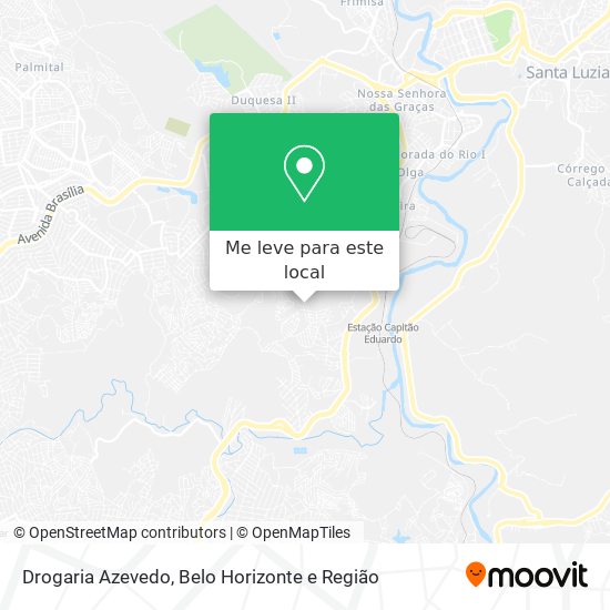 Drogaria Azevedo mapa