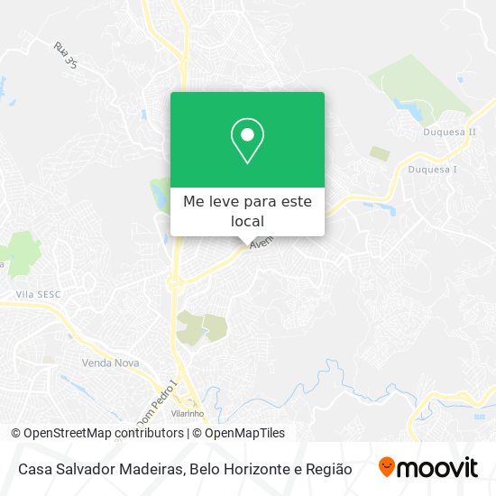 Casa Salvador Madeiras mapa