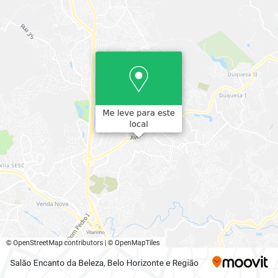 Salão Encanto da Beleza mapa