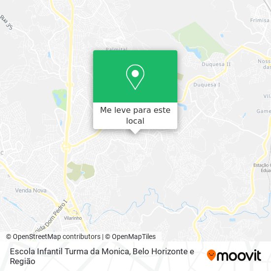 Escola Infantil Turma da Monica mapa
