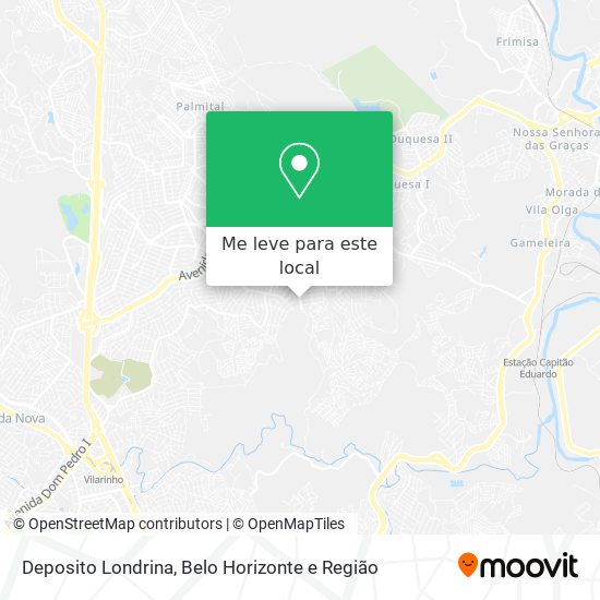 Deposito Londrina mapa