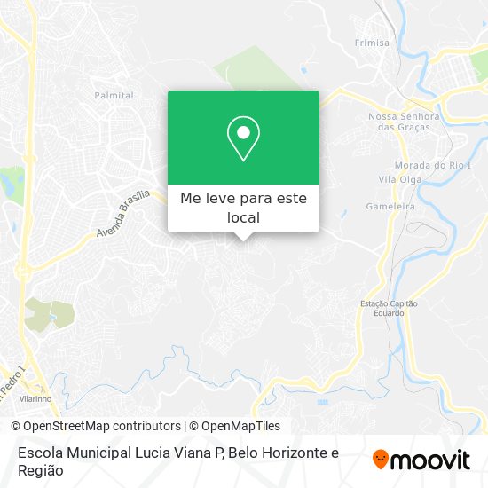 Escola Municipal Lucia Viana P mapa