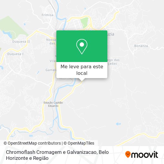 Chromoflash Cromagem e Galvanizacao mapa