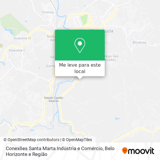 Conexões Santa Marta Indústria e Comércio mapa