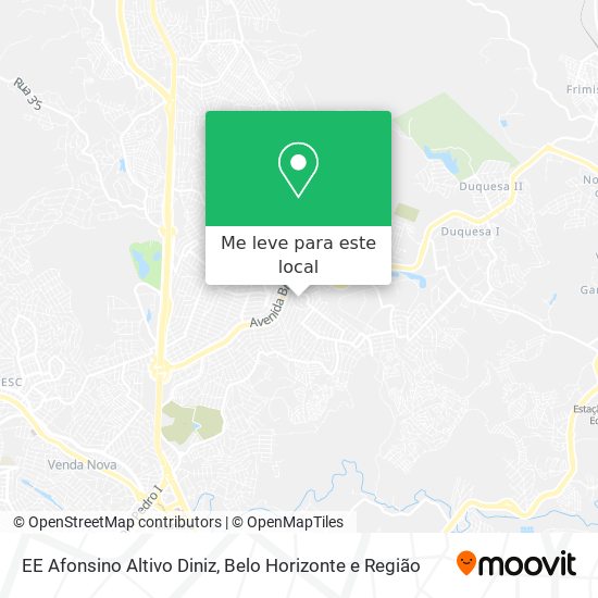 EE Afonsino Altivo Diniz mapa
