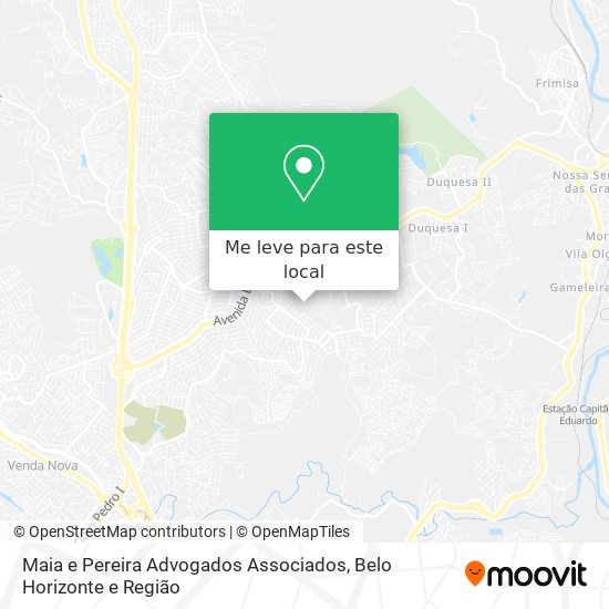 Maia e Pereira Advogados Associados mapa