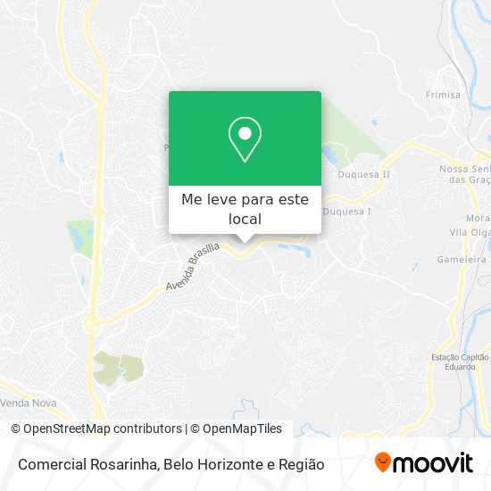 Comercial Rosarinha mapa