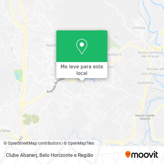 Clube Abanerj mapa