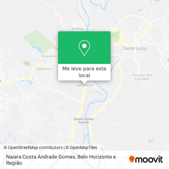 Naiara Costa Andrade Gomes mapa