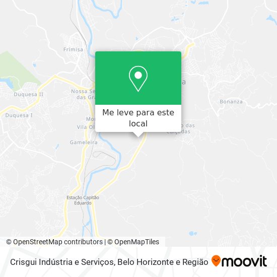 Crisgui Indústria e Serviços mapa