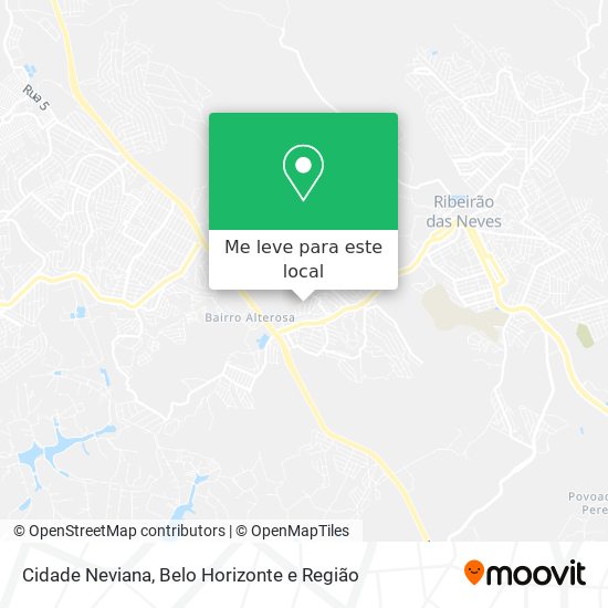 Cidade Neviana mapa