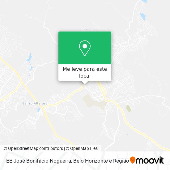 EE José Bonifácio Nogueira mapa