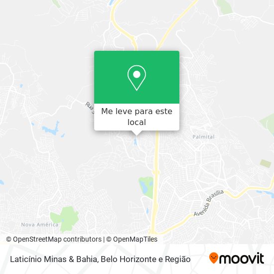 Laticínio Minas & Bahia mapa