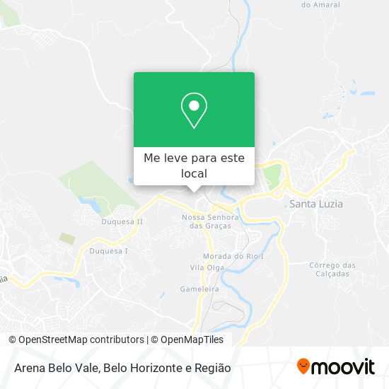 Arena Belo Vale mapa