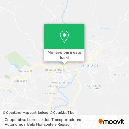 Cooperativa Luziense dos Transportadores Autonomos mapa