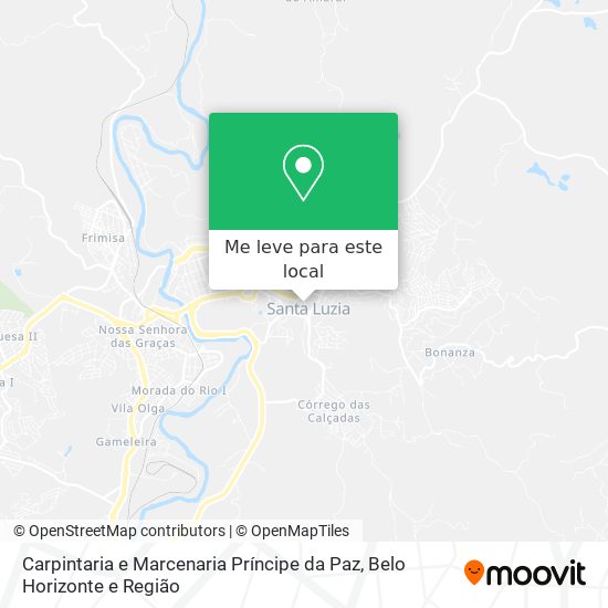 Carpintaria e Marcenaria Príncipe da Paz mapa