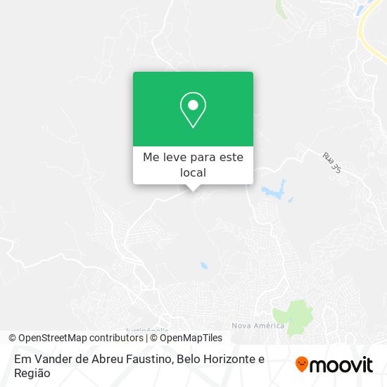 Em Vander de Abreu Faustino mapa