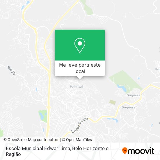 Escola Municipal Edwar Lima mapa