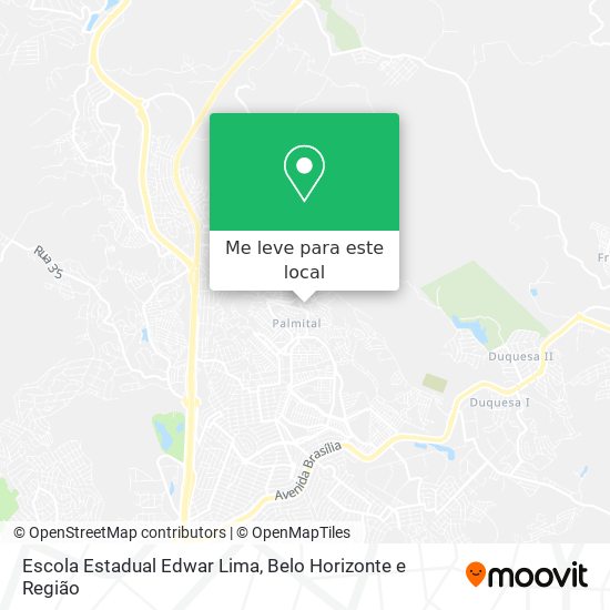 Escola Estadual Edwar Lima mapa