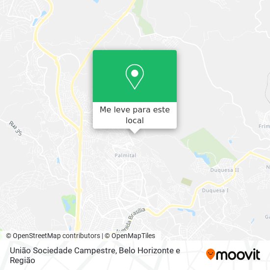 União Sociedade Campestre mapa