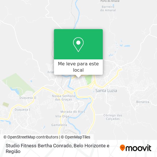 Studio Fitness Bertha Conrado mapa