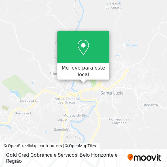 Gold Cred Cobranca e Servicos mapa