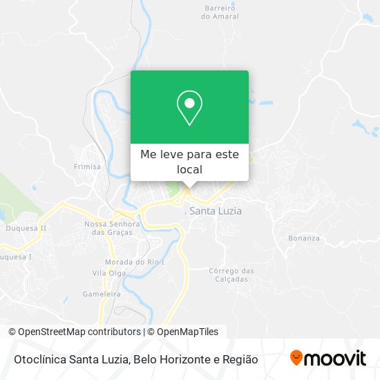 Otoclínica Santa Luzia mapa