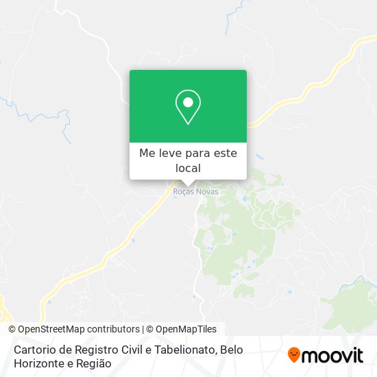 Cartorio de Registro Civil e Tabelionato mapa