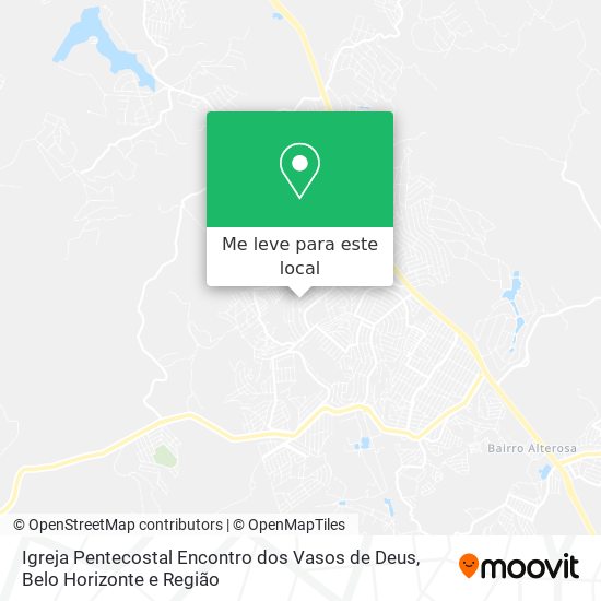 Igreja Pentecostal Encontro dos Vasos de Deus mapa