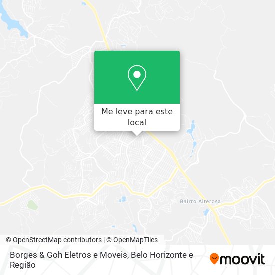 Borges & Goh Eletros e Moveis mapa