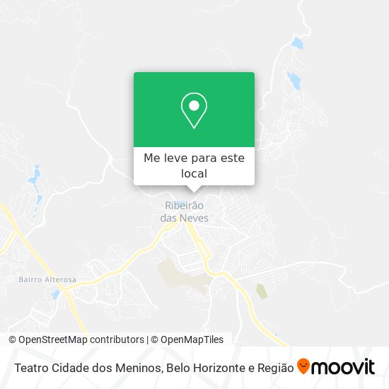 Teatro Cidade dos Meninos mapa