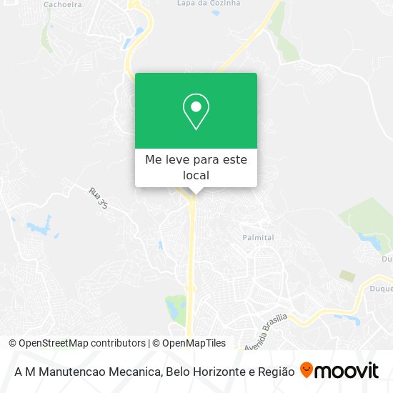 A M Manutencao Mecanica mapa