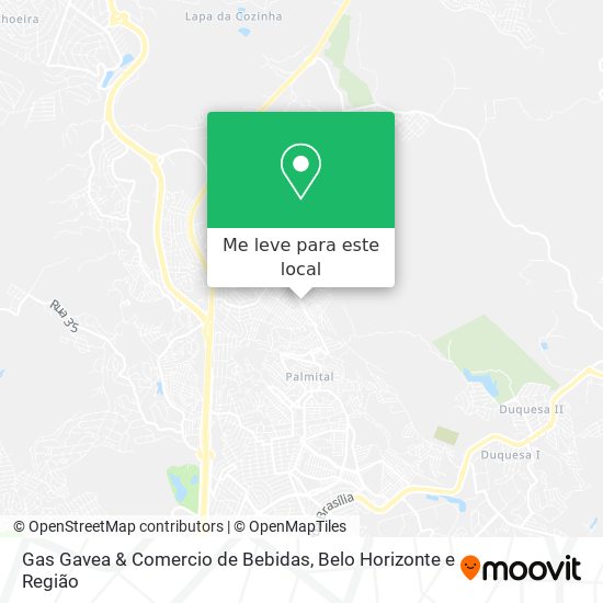 Gas Gavea & Comercio de Bebidas mapa